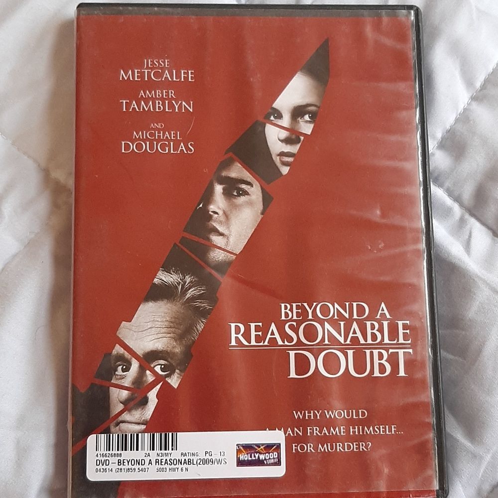 DVD: Beyond A Reasonable Doubt movie Michael Douglas